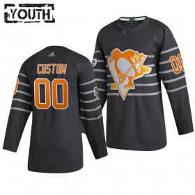 Pittsburgh Penguins Trikot Custom Grau 2020 NHL All-Star Adidas Authentic - Kinder